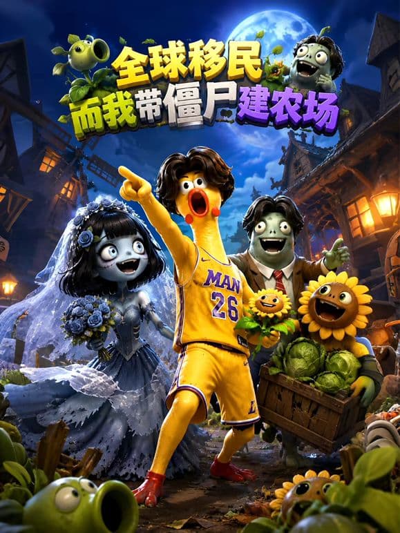 全球移民而我带僵尸建农场海报