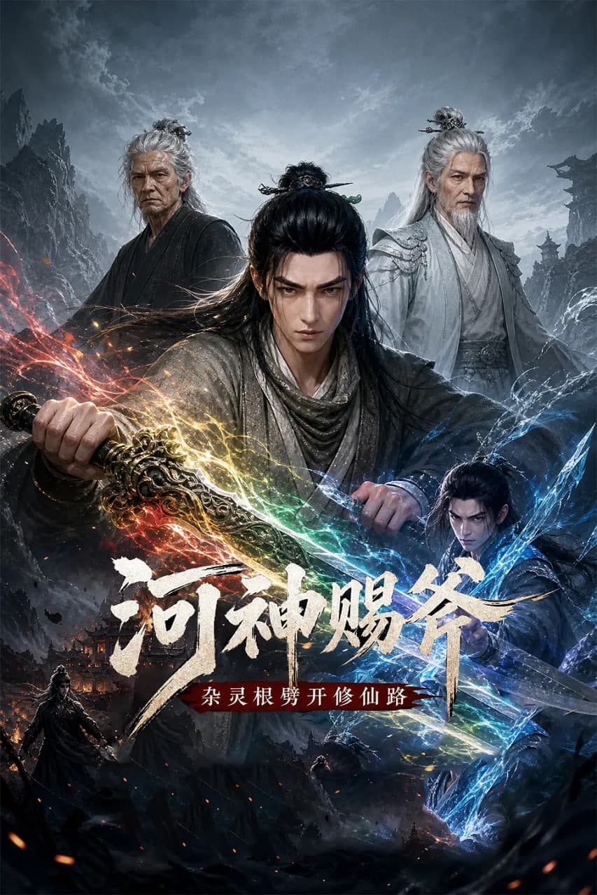河神赐斧，杂灵根劈开修仙路海报